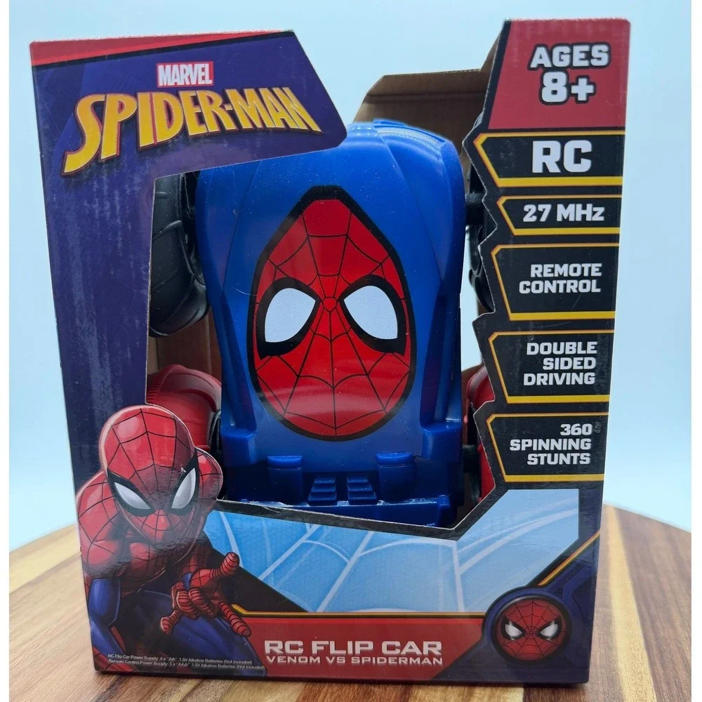 Marvel Spider-Man Venom XS 4/5 Sweat Shirt / RC Flip Car/Remote‎ Control Bundle
